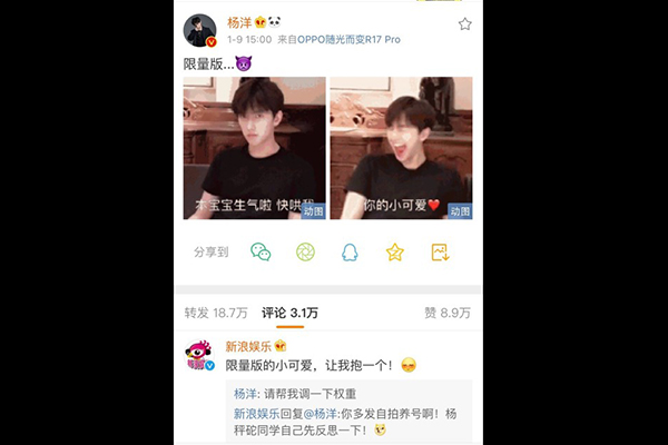 杨洋杨秤砣是什么意思 杨洋为什么叫杨秤砣