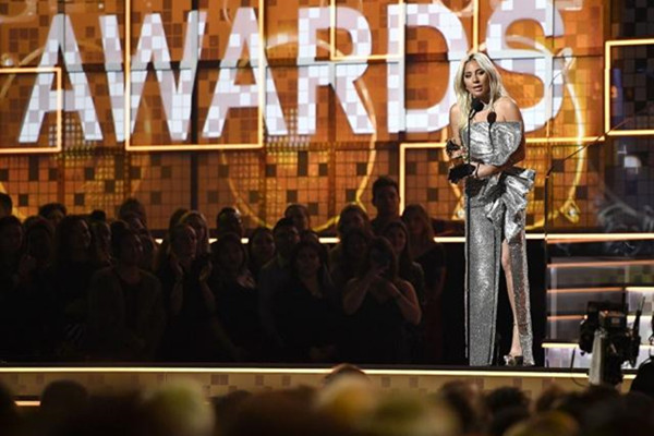 Lady Gaga获得三项格莱美大奖 2019第61届格莱美获奖名单