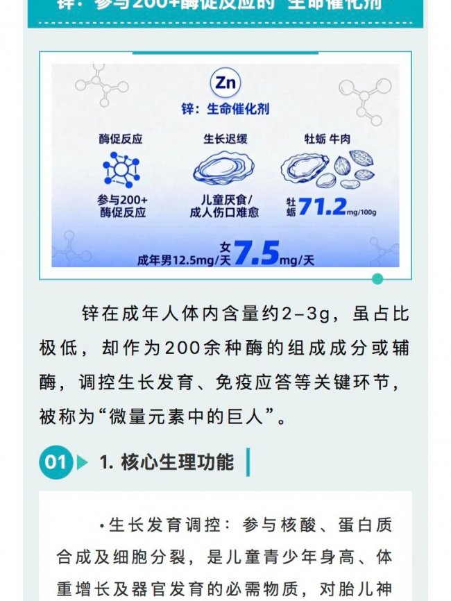 一文全解锌铁钙|人体必需矿物质实用科普