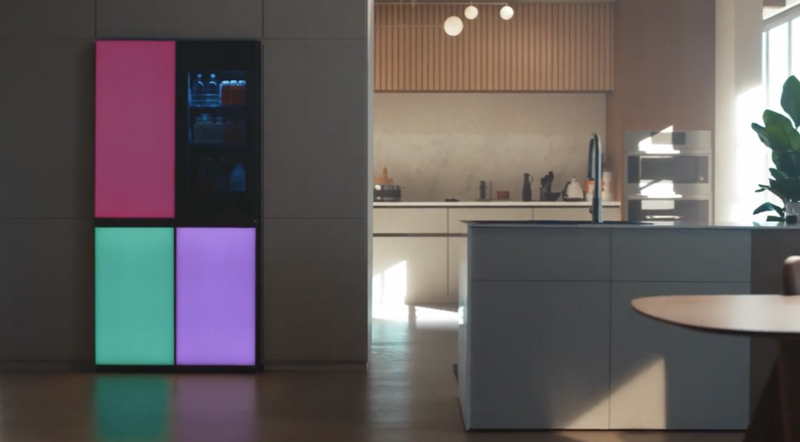 CES 2023 LG推出新款可变色MoodUp冰箱，时刻焕新生活尽享美好时光